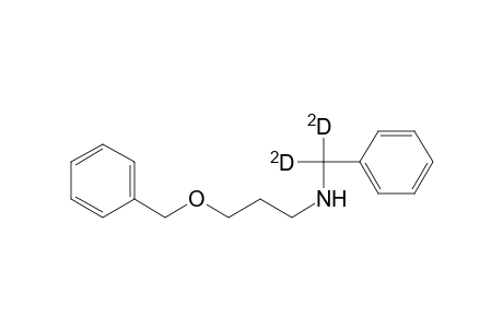 .alpha.-dideuterobenzylamino-.omega.-benzyloxypropane