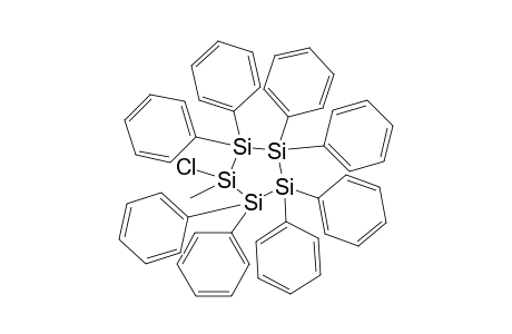 Cyclopentasilane, 1-chloro-1-methyl-2,2,3,3,4,4,5,5-octaphenyl-