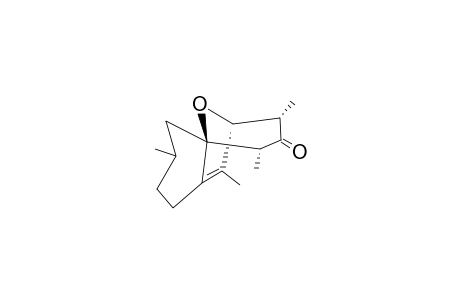 2,6,9-ALPHA,11-ALPHA-TETRAMETHYL-12-OXATRICYCLO-[6.3.1.0(3,8)]-DODEC-2-EN-10-ONE;MAJOR-ISOMER