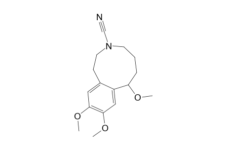 7,9,10-TRIMETHOXY-2,3,4,5,6,7-HEXAHYDRO-1H-3-BENZAZONINE-3-CARBONITRILE