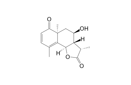 Naphtho[1,2-b]furan-2,6(3H,4H)-dione, 3a,5,5a,9b-tetrahydro-4-hydroxy-3,5a,9-trimethyl-, [3R-(3.alpha.,3a.beta.,4.beta.,5a.alpha., 9b.alpha.)]-