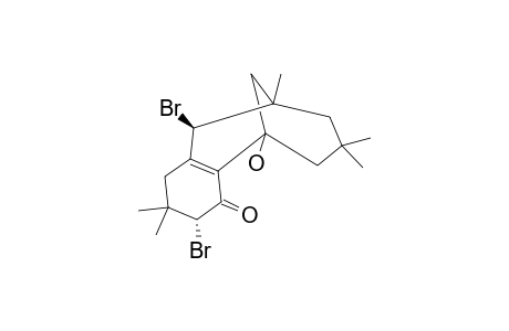 4-ALPHA,8-BETA-DIBROMO-DIISOPHOR-2(7)-EN-1-OL-3-ONE