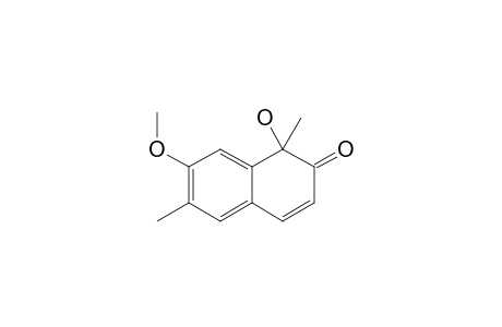 1-HYDROXY-7-METHOXY-1,6-DIMETHYL-1H-NAPHTHALENE-2-ONE