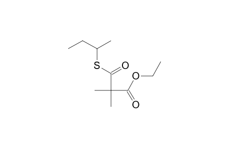 Propanoic acid, 3-(butylthio)-2,2-dimethyl-3-oxo-, ethyl ester