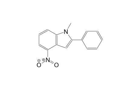 1H-indole, 1-methyl-4-nitro-2-phenyl-