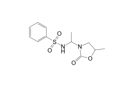 N-(1-(5-methyl-2-oxo-3-oxazolidinyl)ethyl)-benzenesulfonamide