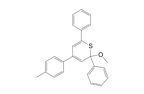 2-Methoxy-4-(4-methylphenyl)-2,6-diphenyl-2H-thiopyrane