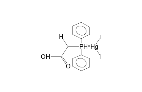 DIPHENYLPHOSPHINEACETIC ACID MERCURY DIIODIDE