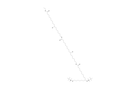 16-ETHOXY-7-HYDROXY-16-OXOHEXADECYL-16-[(10'',16''-BIS-[(TERT.-BUTYLDIMETHYLSILYL)OXY]-HEXADECANOYLOXY-10-HYDROXYHEXADECANOATE]