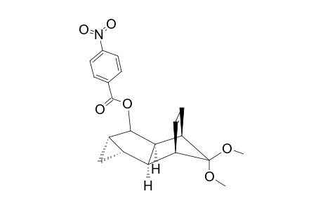 #23;4-NITRO-BENZOIC-ACID-[(1A-ALPHA,2-BETA,2A-BETA,3-BETA,6-BETA,6A-BETA,6B-ALPHA)-1,1A,2,2A,3,6,6A,6B-OCTAHYDRO-7,7-DIMETHOXY-3,6-METHANOCYCLOPROPA-[A]-INDENE