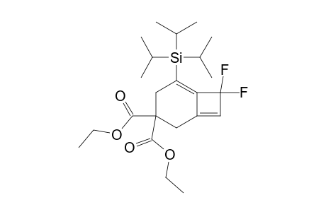 3,3-DIFLUORO-5-TRIISOPROPYLSILYL-7,7-DICARBOETHOXY-BICYCLO-[4.2.0]-OCTA-1,4-DIENE