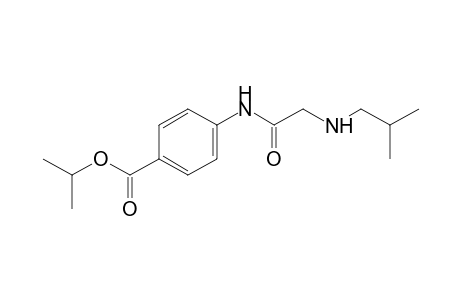 p-[2-(isobutylamino)acetamido]benzoic acid, isopropyl ester