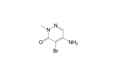 3(2H)-pyridazinone, 5-amino-4-bromo-2-methyl-