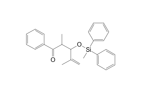 1-(1-Benzoylethyl)-1-(diphenylmethylsilyloxy)-2-methylprop-2-ene