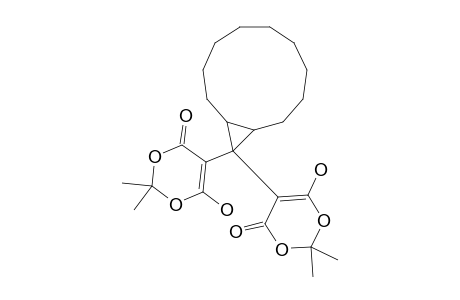 5,5'-(TRANS-BICYCLO-[9.1.0]-DODECAN-12,12-DIYL)-BIS-(6-HYDROXY-2,2-DIMETHYL-4H-1,3-DIOXIN-4-ONE)