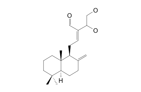 14-XI,15-DIHYDROXY-LABDA-8(17),12-DIEN-16-AL-[E]