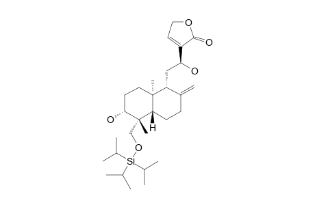 19-O-(TRIISOPROPYLSILYL)-12-HYDROXY-14-DEHYDRO-ANDROGRAPHOLIDE