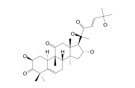 CUCURBITACIN-D;2-BETA,16-ALPHA,20,25-TETRAHYDROXY-9-METHYL-19-NOR-9-BETA,10-ALPHA-LANOSTA-5,23-DIENE-3,11-DIONE