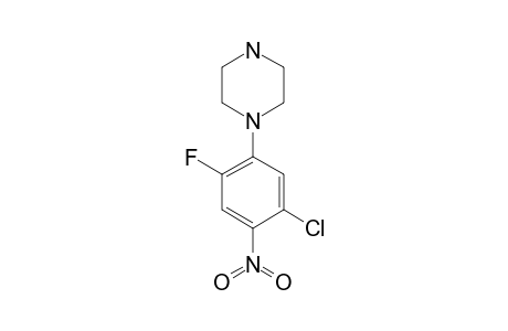 1-(5-chloro-2-fluoro-4-nitrophenyl)piperazine