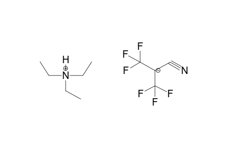 ALPHA-HYDROPERFLUOROISOBUTYRONITRILE, TRIETHYLAMMONIUM SALT