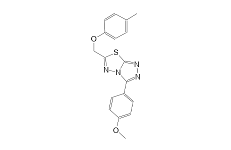 3-(4-methoxyphenyl)-6-[(4-methylphenoxy)methyl][1,2,4]triazolo[3,4-b][1,3,4]thiadiazole