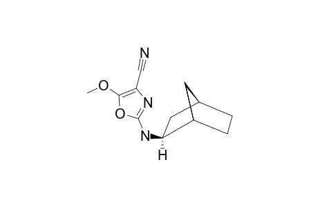 (2-EXO-NORBORNYLAMINO)-5-METHOXY-OXAZOL-CARBONITRIL