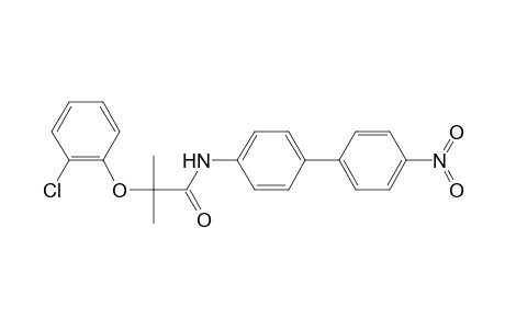 2-(2-Chloranylphenoxy)-2-methyl-N-[4-(4-nitrophenyl)phenyl]propanamide