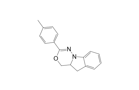 2-(4-METHYLPHENYL)-4A,5-DIHYDRO-4H-[1,3,4]-OXADIAZINO-[4,5-A]-INDOLE