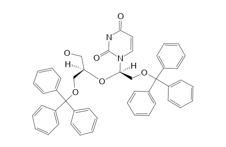 10;2',3'-BIS-O-(TRIPHENYLMETHYL)-2',3'-SECOURIDINE;1-[(1R)-1-[(1S)-2-HYDROXY-1-[(TRIPHENYLMETHOXY)-METHYL]-ETHOXY]-2-(TRIPHENYLMETHOXY)-ETHYL]-PYRIMIDINE-2,4-(