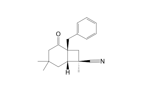 1-ALPHA,6-ALPHA-6-BENZYL-4,4,7-TRIMETHYL-5-OXOBICYCLO-[4.2.0]-OCTANE-7-ENDO-CARBONITRILE