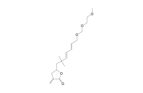 5-[(3'E,5'E)-7'-[(2''-METHOXYETHOXY)-METHOXY]-2',2'-DIMETHYL-3',5'-HEPTADIENYL]-3-METHYLENEDIHYDRO-2(3H)-FURANONE