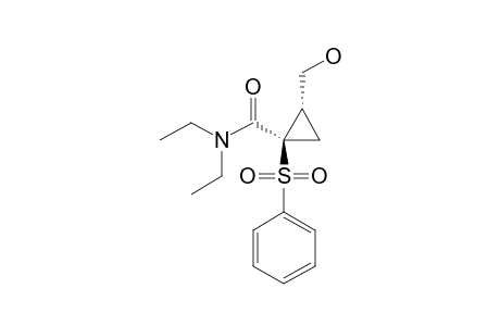 (1R,2S)-1-PHENYLSULFONYL-2-(HYDROXYMETHYL)-N,N-DIETHYLCYCLOPROPANECARBOXAMIDE