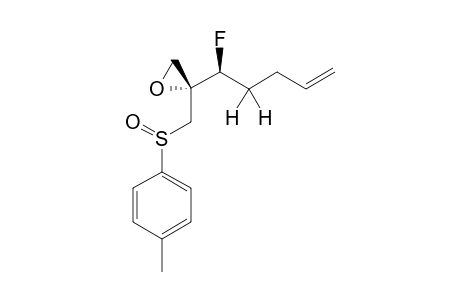 (1'S,2S)-2-[[(4-METHYLPHENYL)-SULFINYL]-METHYL]-2-(1'-FLUORO)-PENT-3'-ENYLOXIRANE