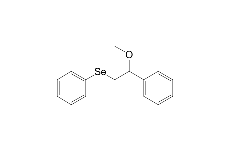 (2-Methoxy-2-phenylethyl)(phenyl)selane