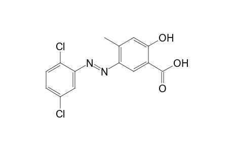 5-[(2,5-dichlorophenyl)azo]-2,4-cresotic acid