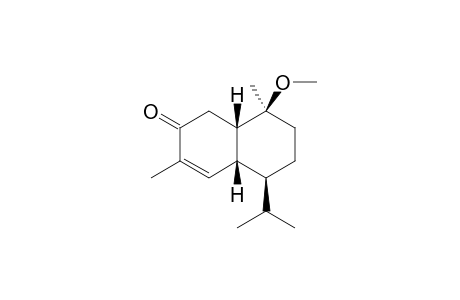 SCORTECHTERPENE_A;10-METHOXYAMORPHAN-4-EN-3-ONE