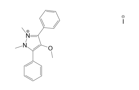 2,3-DIMETHYL-1,4-DIPHENYL-5-METHOXY-2,3-DIAZOLIUM_IODIDE