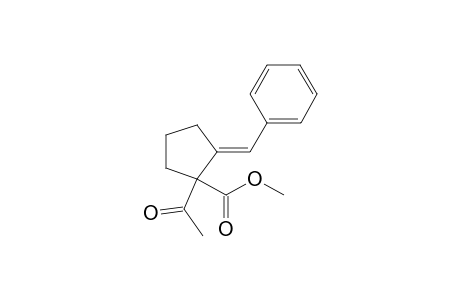 (E)-methyl 1-acetyl-2-benzylidene-cyclopentanecarboxylate