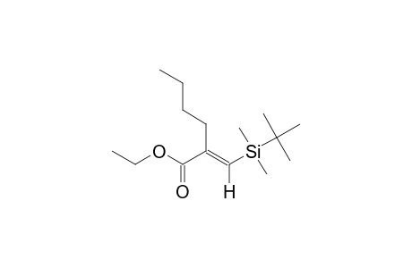 ETHYL-(E)-2-BUTYL-3-(TRIMETHYLSILYL)-PROP-2-ENOATE