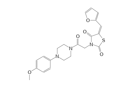 2,4-thiazolidinedione, 5-(2-furanylmethylene)-3-[2-[4-(4-methoxyphenyl)-1-piperazinyl]-2-oxoethyl]-, (5E)-