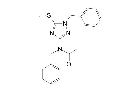 5-(N-ACETYL-N-BENZYLAMINO)-2-BENZYL-3-METHYLTHIO-2H-1,2,4-TRIAZOLE