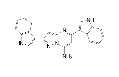 2,5-di(1H-indol-3-yl)pyrazolo[1,5-a]pyrimidin-7-amine