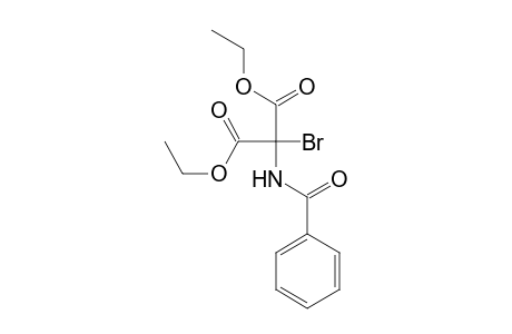 Diethyl benzamidobromomalonate