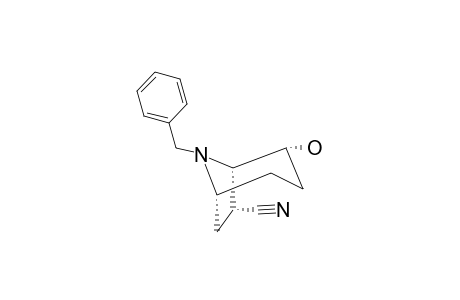 8-BENZYL-2-ENDO-HYDROXY-8-AZABICYCLO-[3.2.1]-OCTANE-7-ENDO-CARBONITRILE