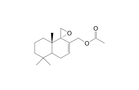 2-(Acetoxymethyl)-5,5,8a-trimethylspiro[1,4,4a,5,6,7,8,8a-octanaphthalene-1,2'-oxirane]