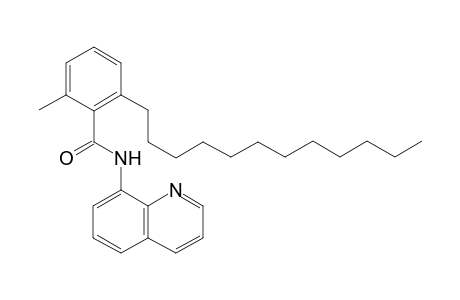 2-dodecyl-6-methyl-N-(quinolin-8-yl)benzamide