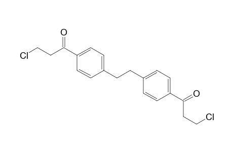 1-Propanone, 1,1'-(1,2-ethanediyldi-4,1-phenylene)bis[3-chloro-