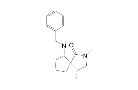 6-(Benzylimino)-2,4-dimethyl-2-azaspiro[4.4]nonan-1-one