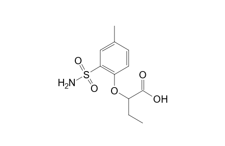 2-[(2-sulfamoyl-p-tolyl)oxy]butyric acid