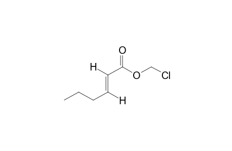 trans-2-hexenoic acid, chloromethyl ester